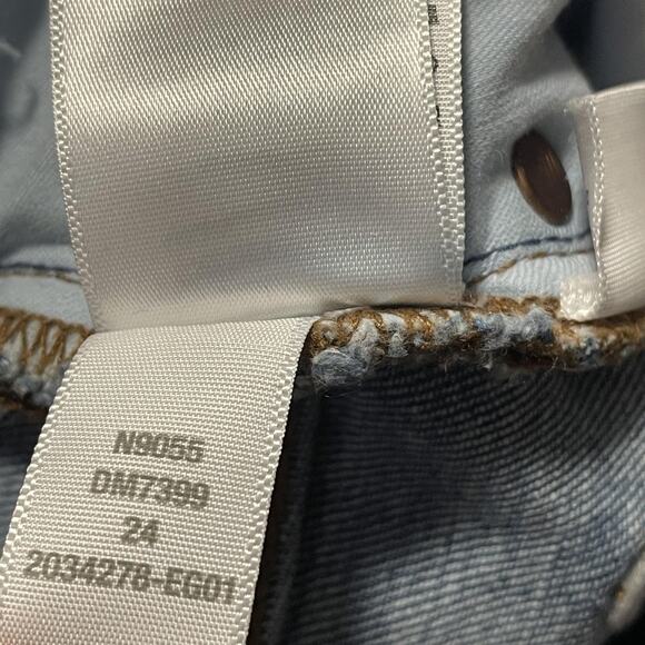 Madewell Jeans Womens 24 Light Wash Mid Rise Kick Out Denim Stretch Casual - Picture 10 of 13